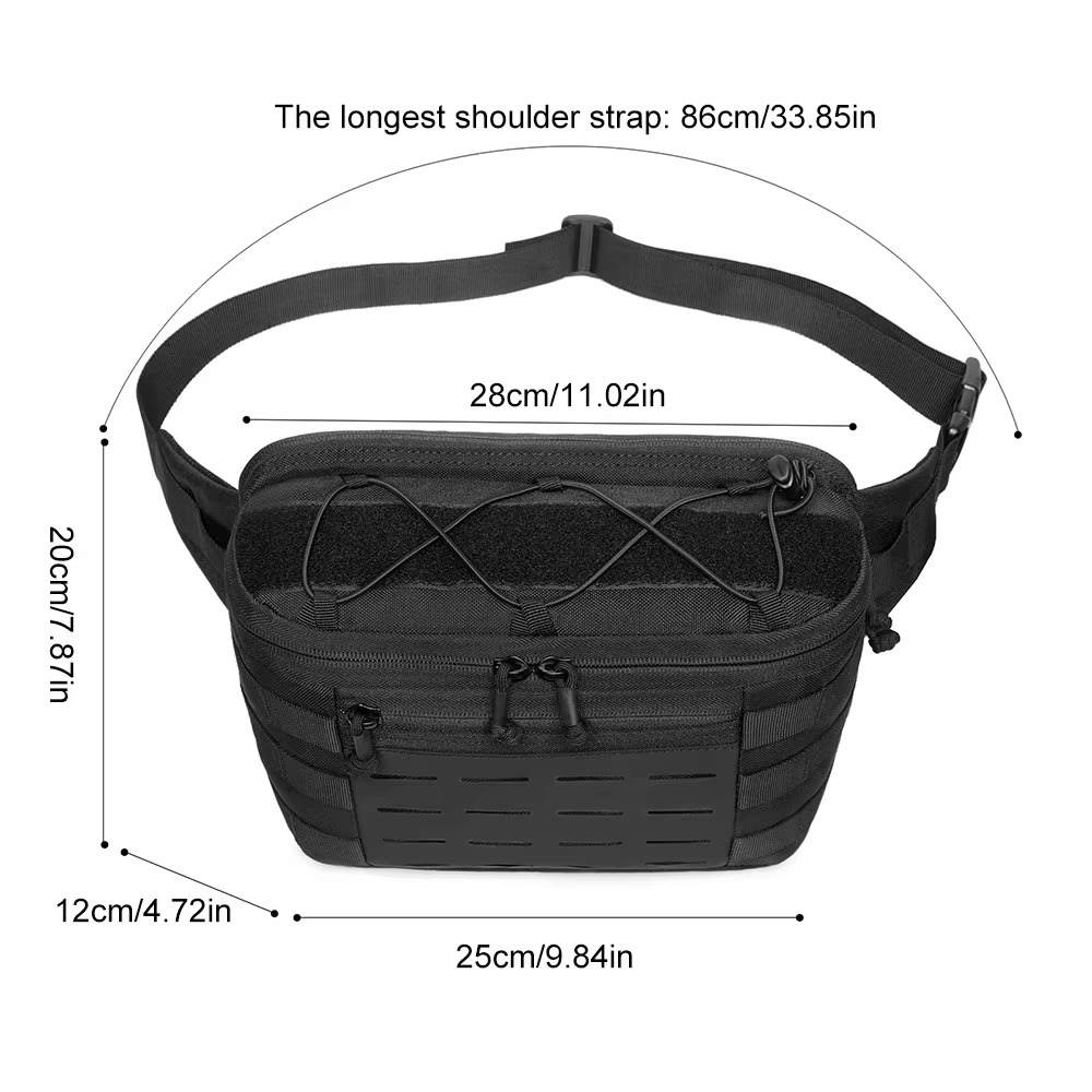 Marsupio tattico per pistola,  - Edc Carry Fanny Pack recensione e prezzo
