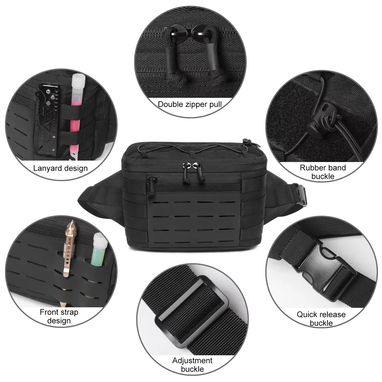 Marsupio tattico per pistola,  - Edc Carry Fanny Pack recensione e prezzo