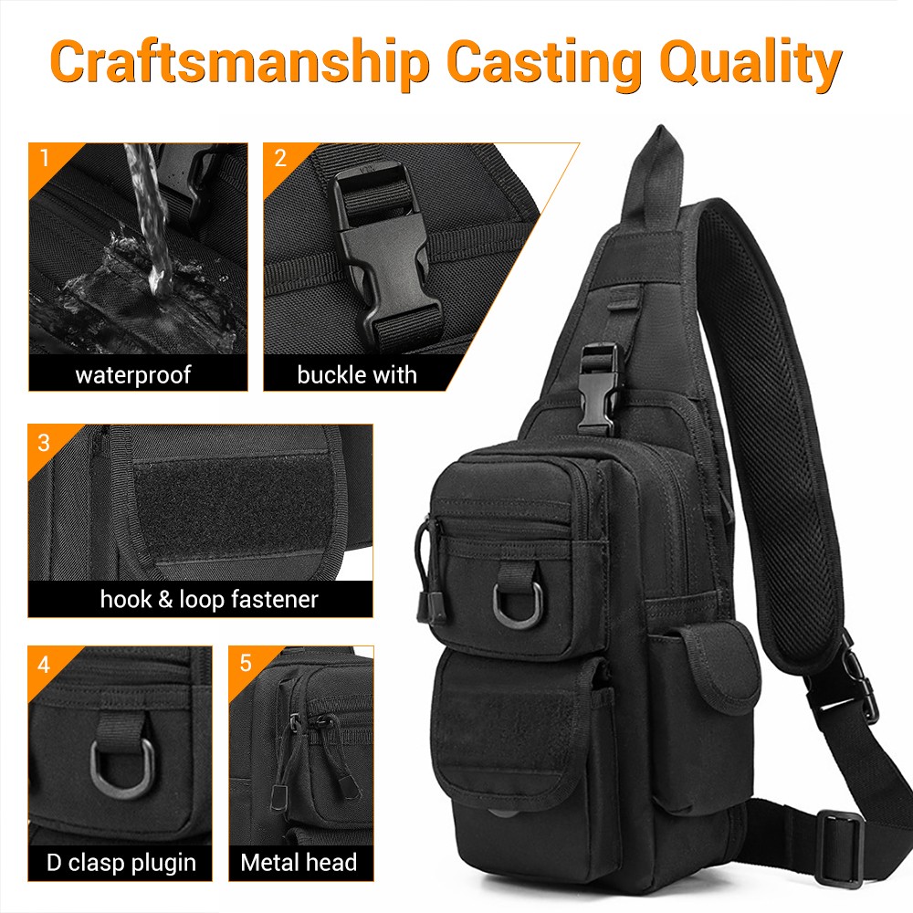 Borsa tattica per pistola Fond - Edc Concealed Carry Sling Bag recensione e prezzo