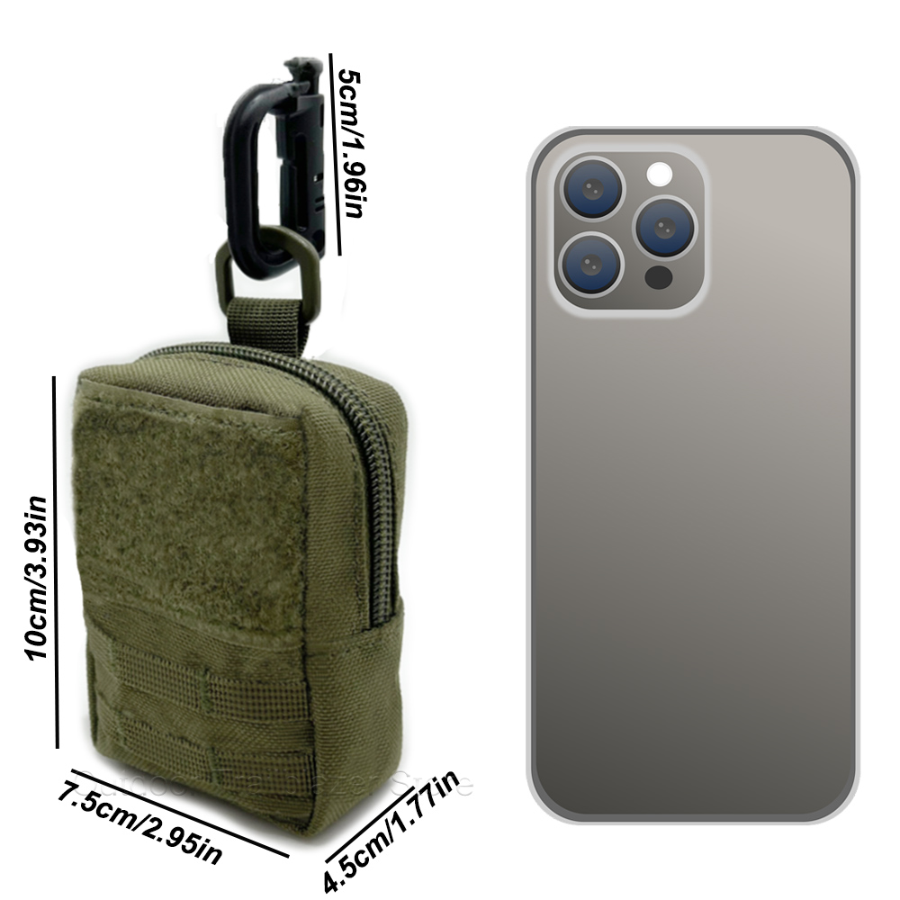 Mini borsa tattica MOLLE compa - Edc Carry Fanny Pack recensione e prezzo